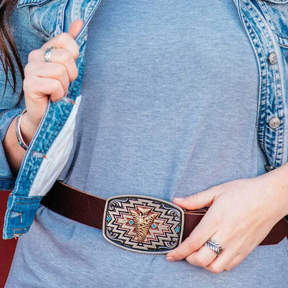 Montana Silversmiths Radiating Center of it All Arrow Belt Buckle