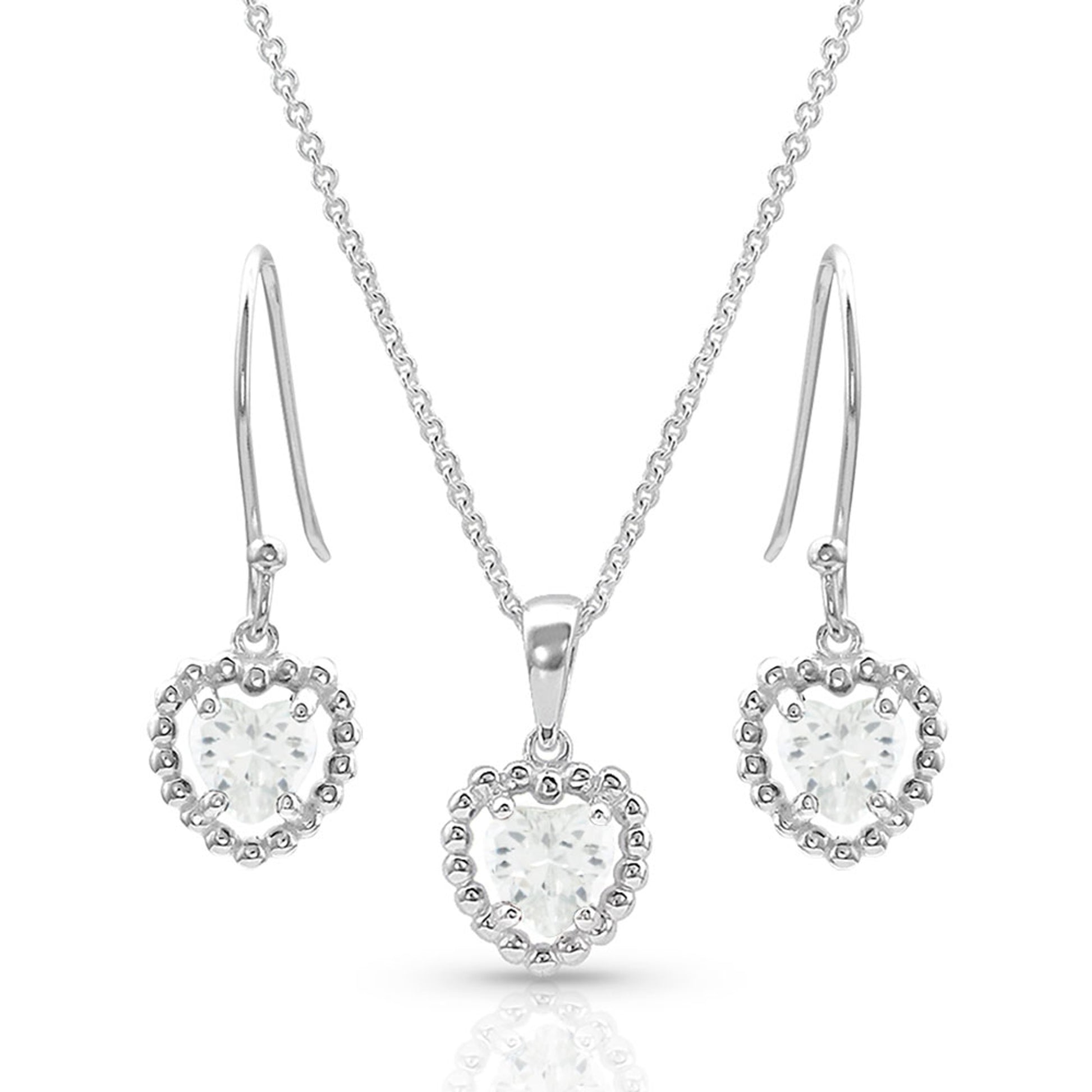 Montana Silversmiths Frozen Heart Jewelry Set