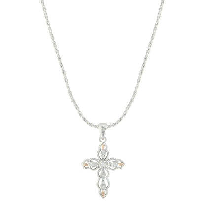Montana Silversmiths Against the Light Cross Necklace