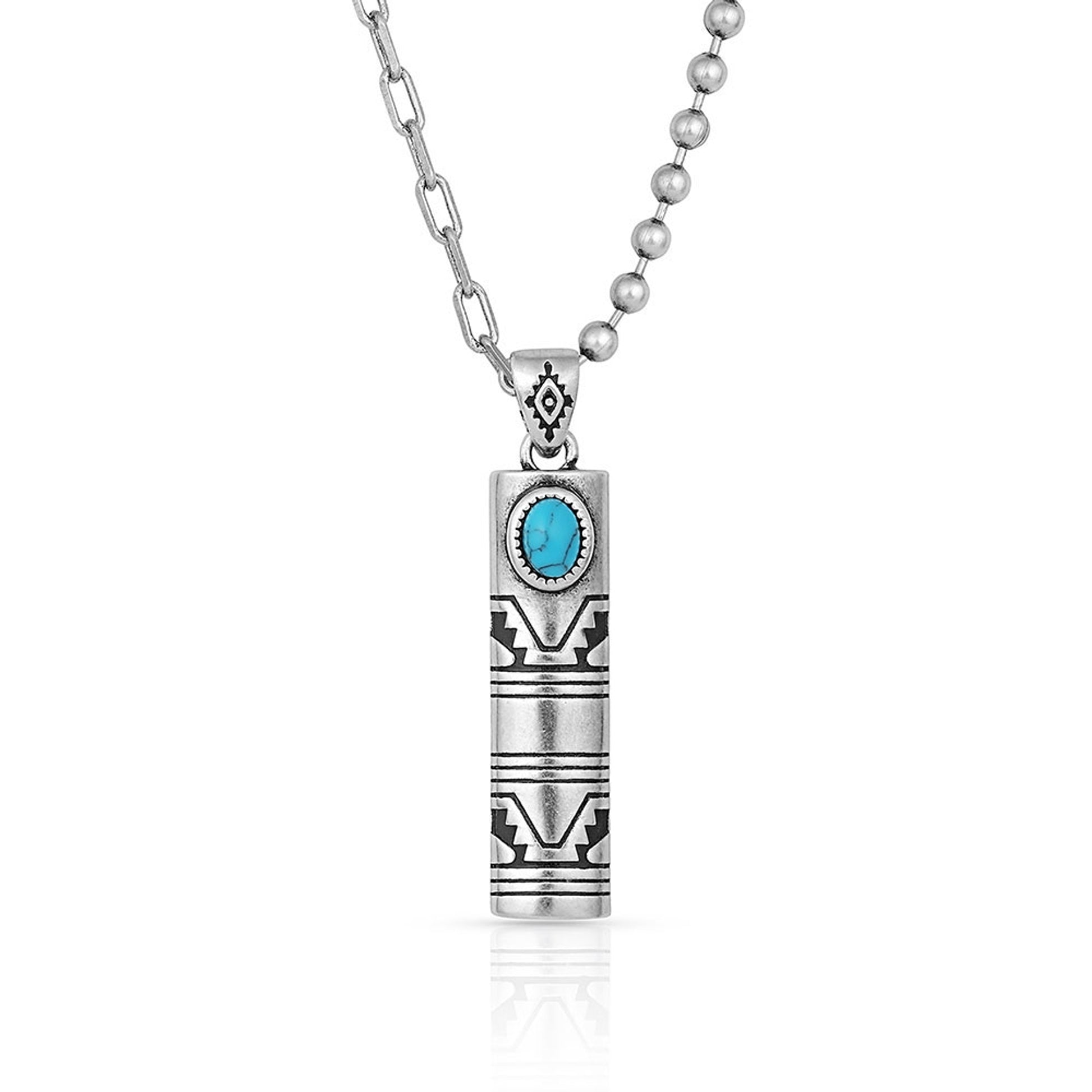 Montana Silversmiths Western Stonehenge Buffed Necklace