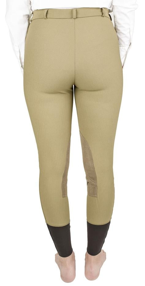 TuffRider Ladies Ribb KP Breeches 24 Gray