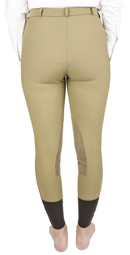 TuffRider Ladies Ribb KP Breeches 24 Gray
