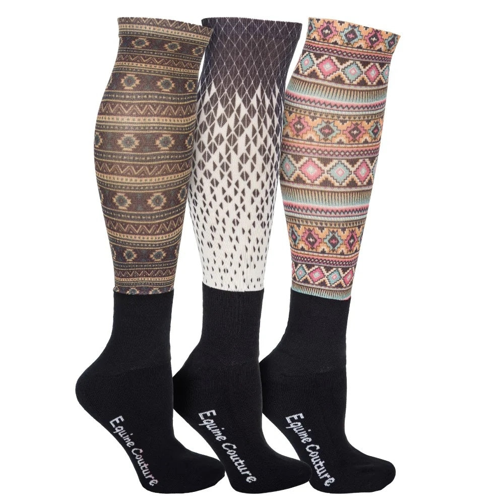 Equine Couture OTC Socks - 3 Pack