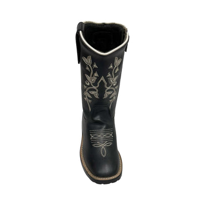 TuffRider Toddler Black Floral Western Boots