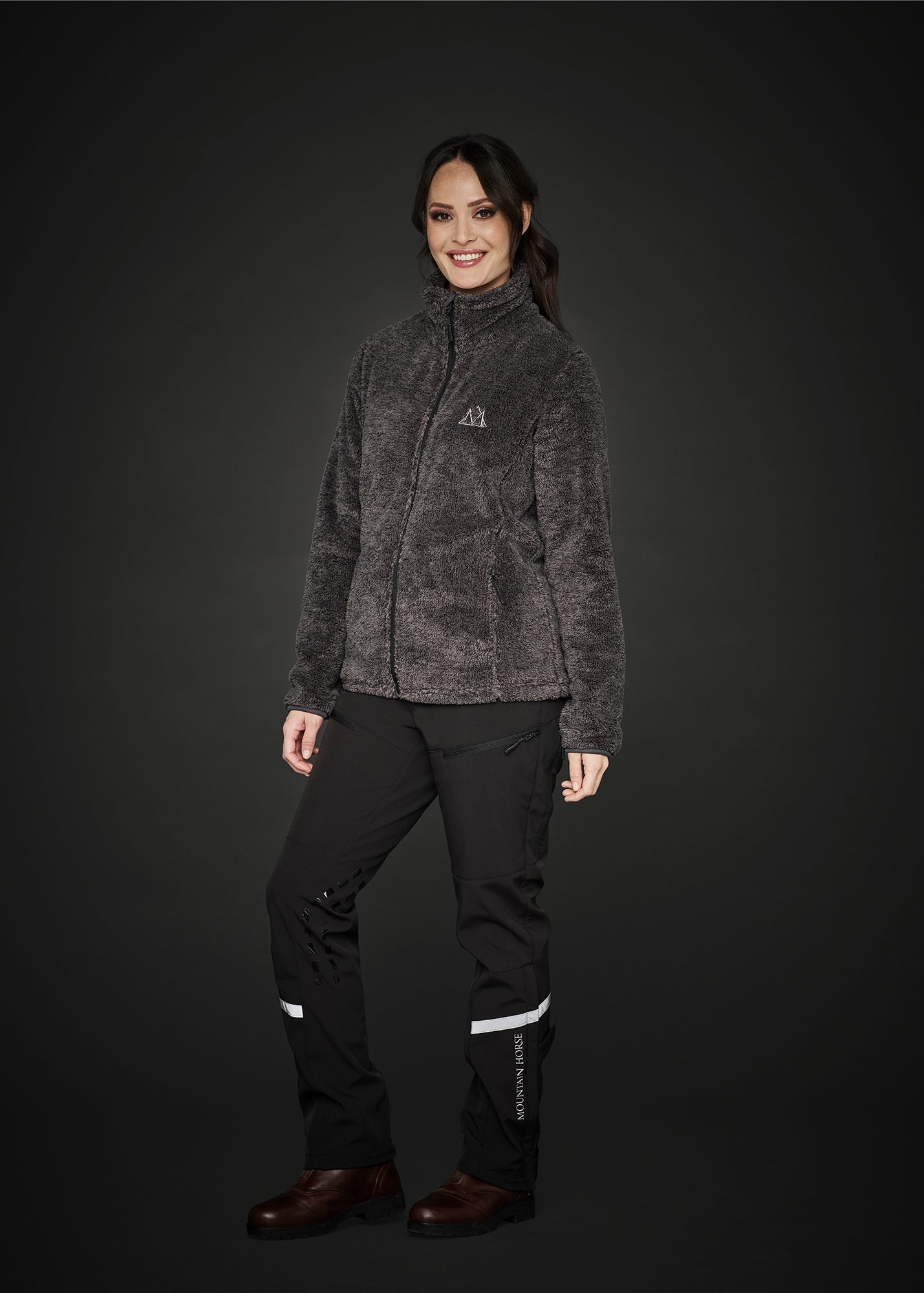 Mountain Horse Ladies Fuzzy Fleece Top