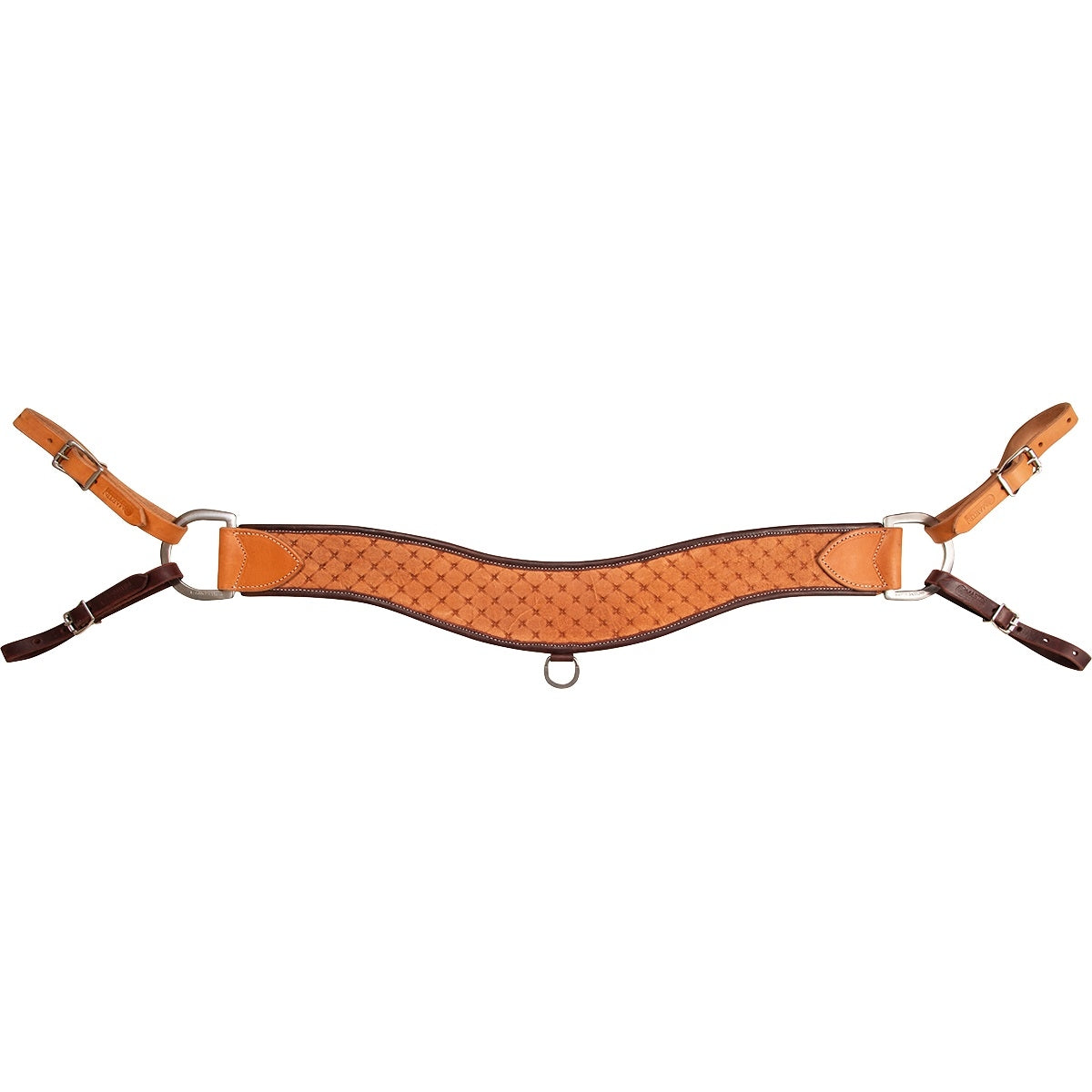 Martin Saddlery Steer Roper Breast Collar with Quilted Tooling
