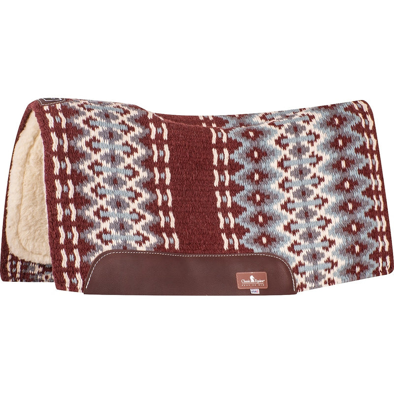 Classic Equine Sensorflex Wool Contoured Top Saddle Pad
