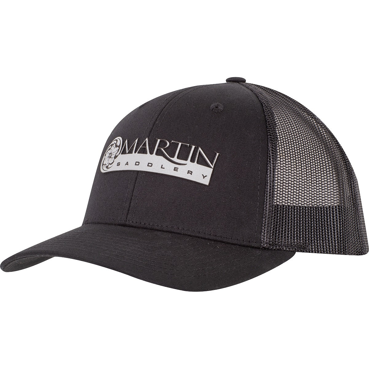 Martin Saddlery Snapback Ball Cap with Faux Leather Logo