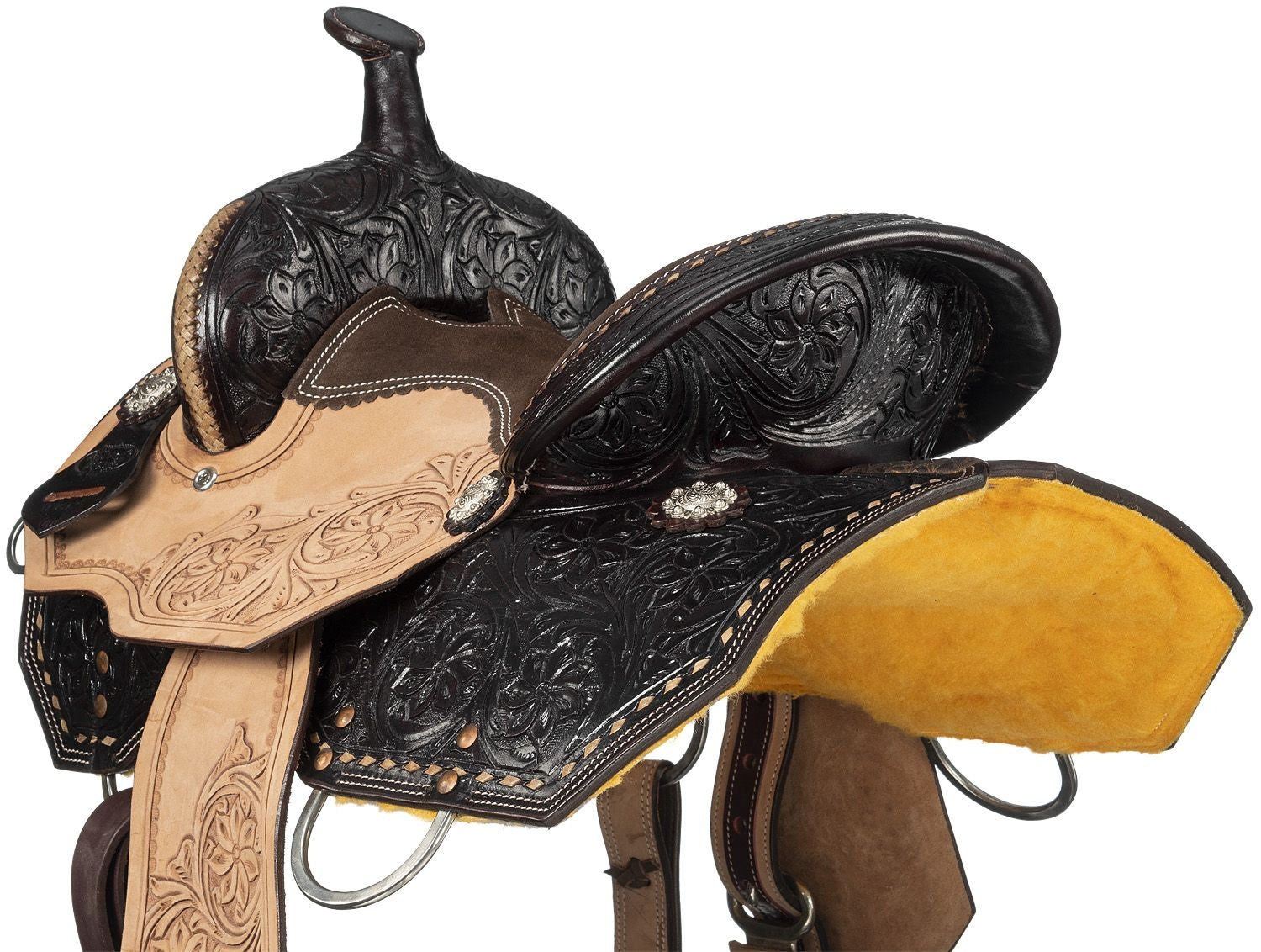 Silver Royal Youth Bisbee Barrel Saddle