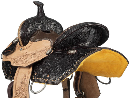 Silver Royal Youth Bisbee Barrel Saddle