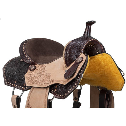 Silver Royal Bisbee Barrel Saddle