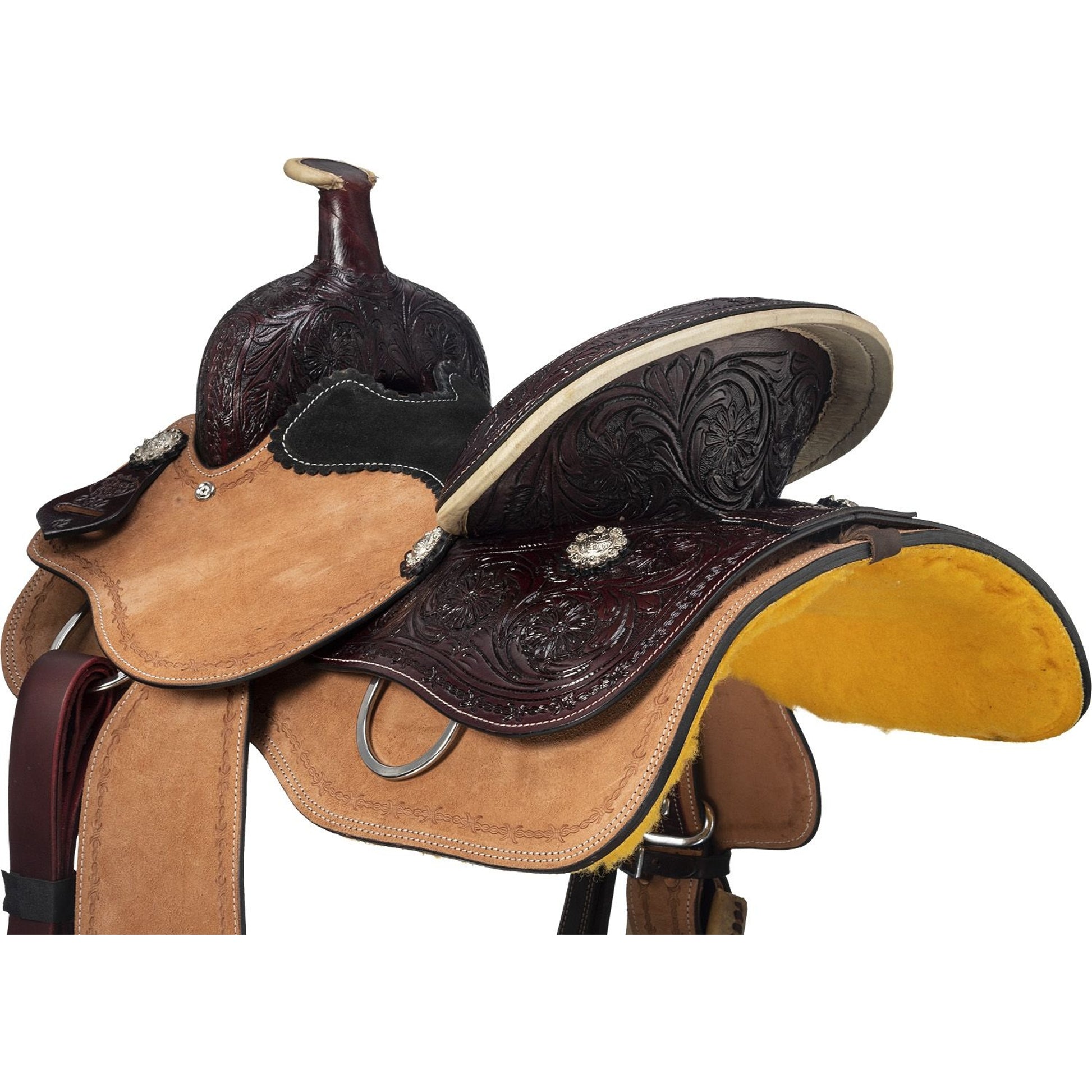 Silver Royal Youth Half Breed Roper Saddle