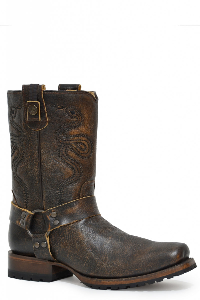 Roper Mens Conceal Carry Harness Snake Embroidery Boots
