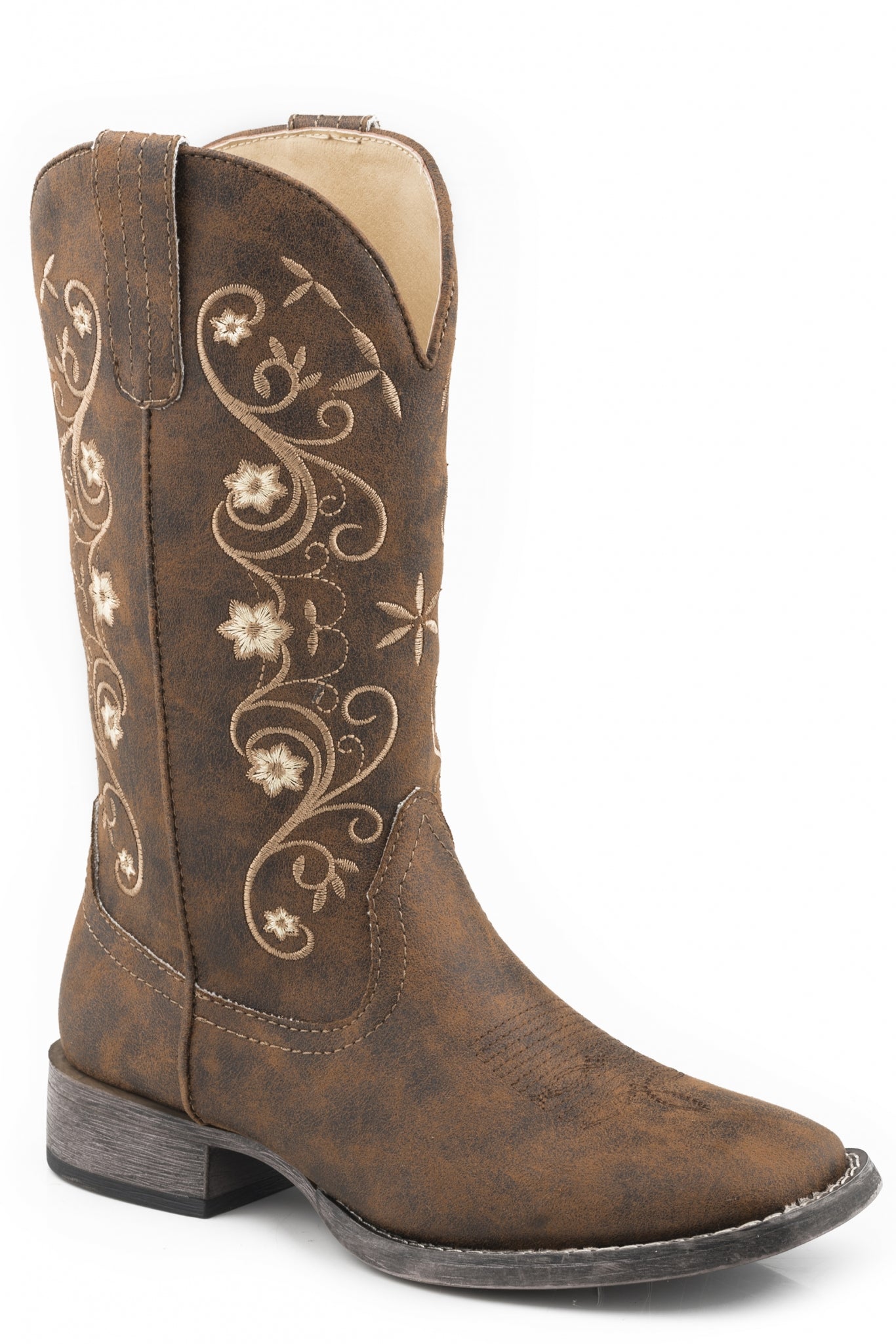 Roper Ladies Bailey Floral Square Toe Boots