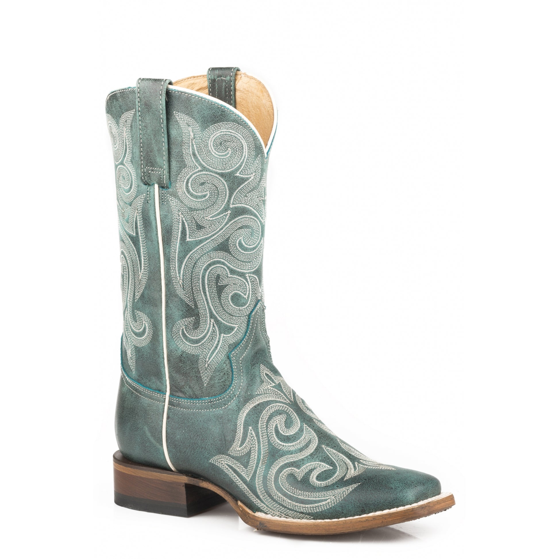 Roper Ladies Blair Square Toe 11" Shaft Leather Boots