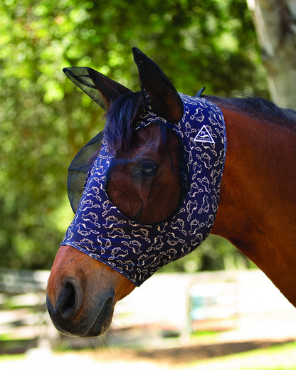 Professionals Choice Comfort Fit Lycra Fly Mask Po