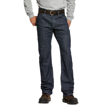 Ariat Mens FR M4 Low Rise Armor Stretch Boot Cut Jeans