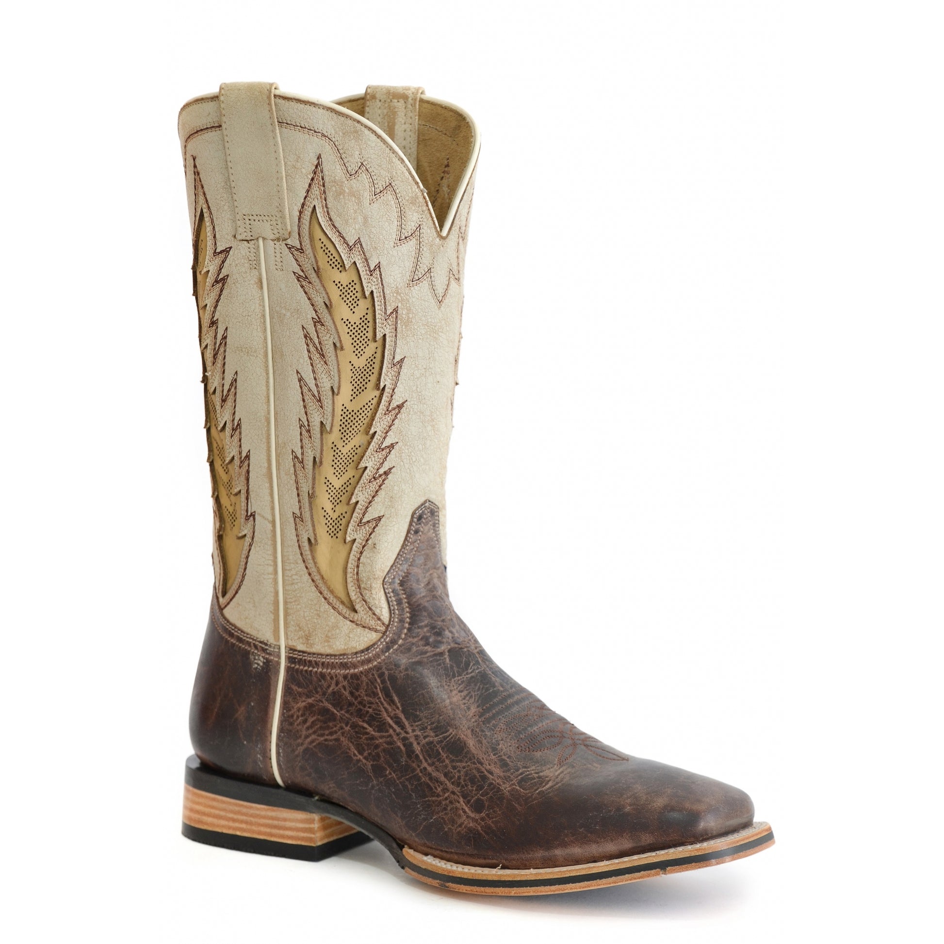 Stetson Mens Airflow Square Toe Performance Sole Boots