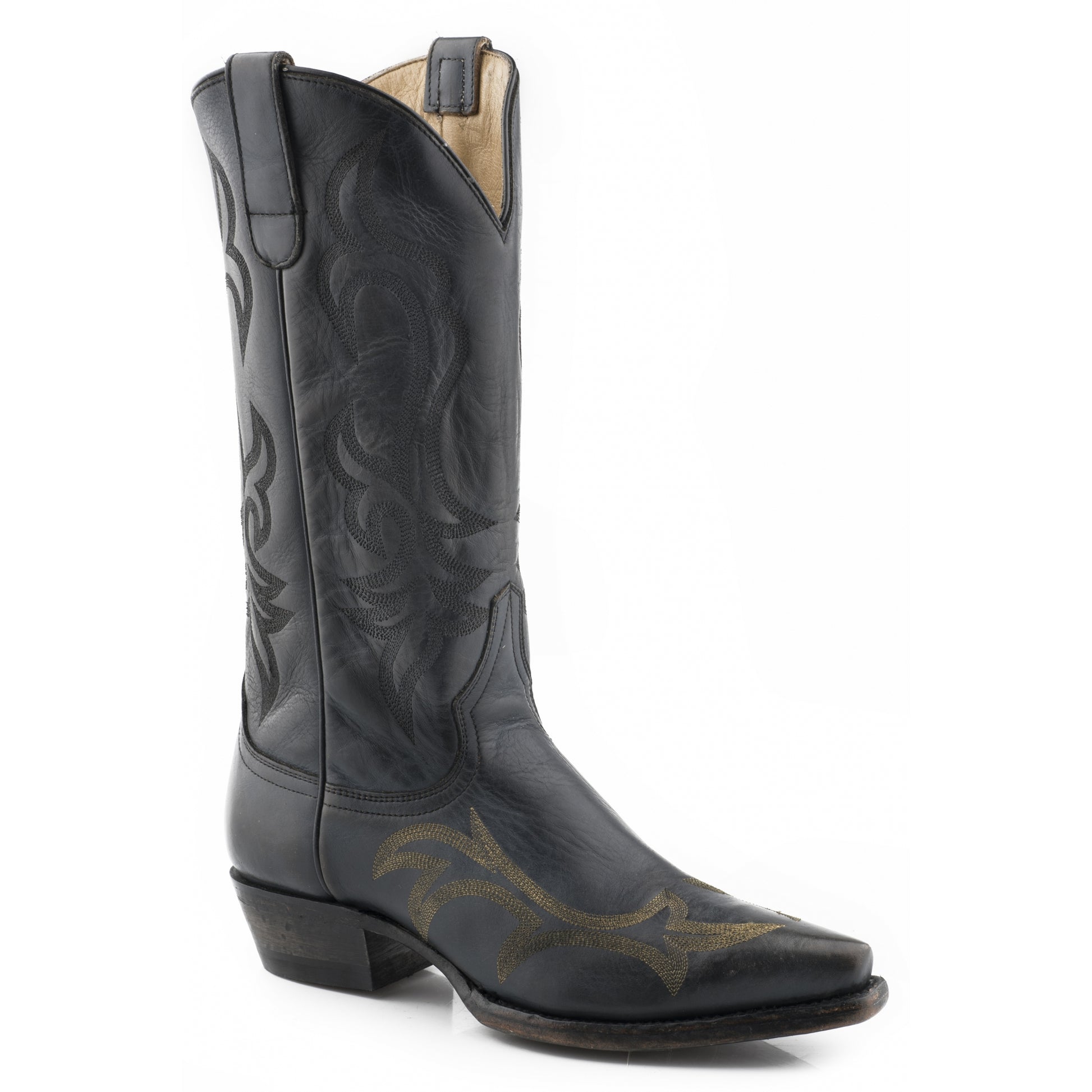 Stetson Ladies Ari Snip Toe 13" Shaft Leather Sole Boots