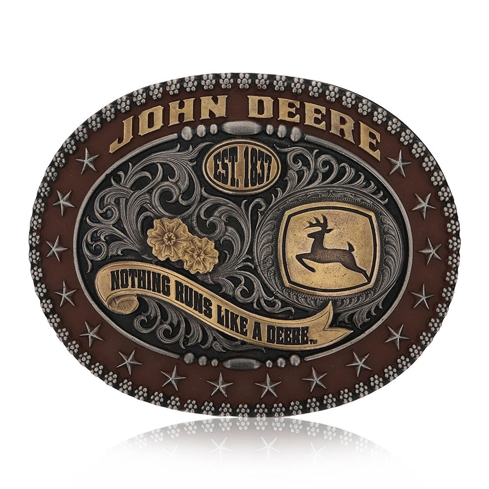 Montana Silversmiths John Deere Trophy Attitude Buckle