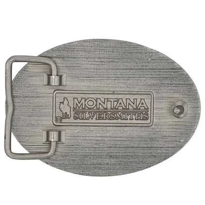 Montana Silversmiths Protected House Warrior Collection Attitude Buckle