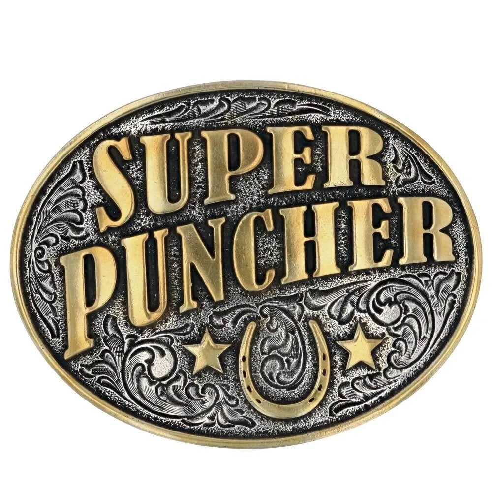 Montana Silversmiths Dale Brisby Super Puncher Attitude Belt Buckle