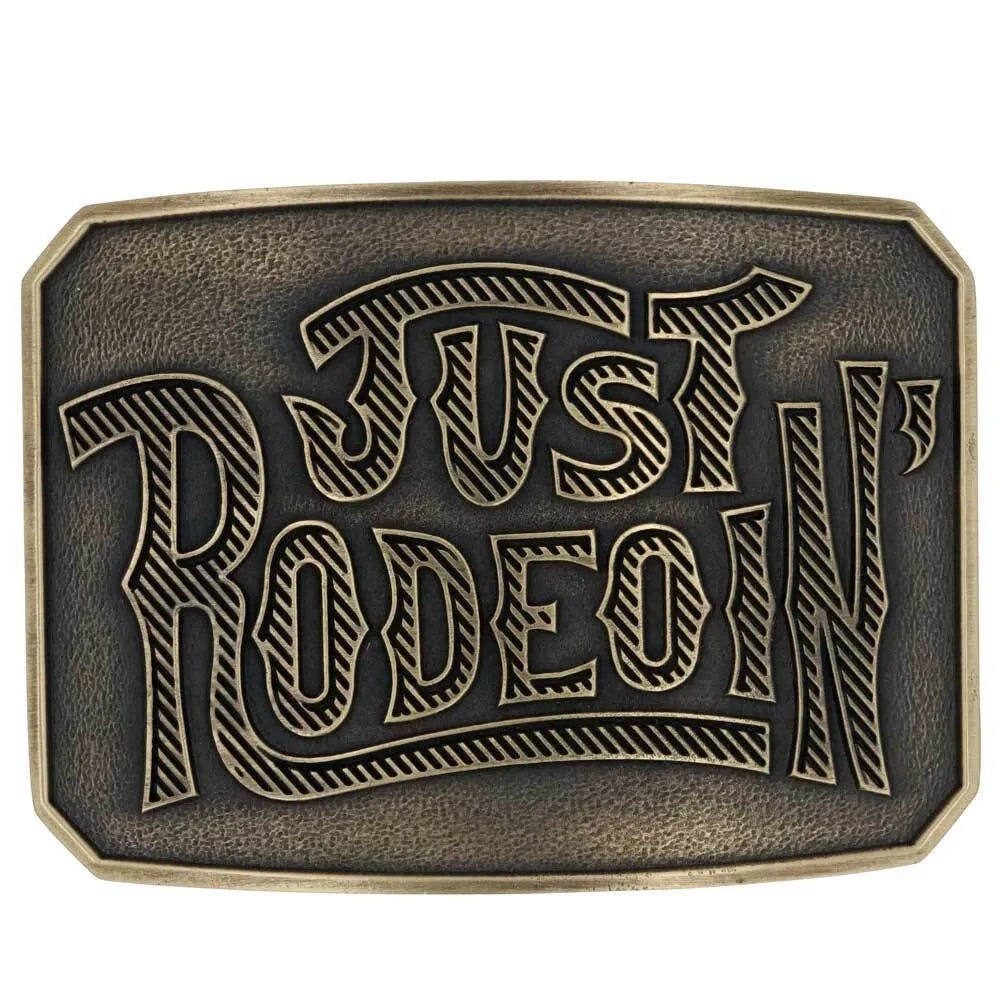 Montana Silversmiths Dale Brisby Just Rodeoin' Attitude Belt Buckle
