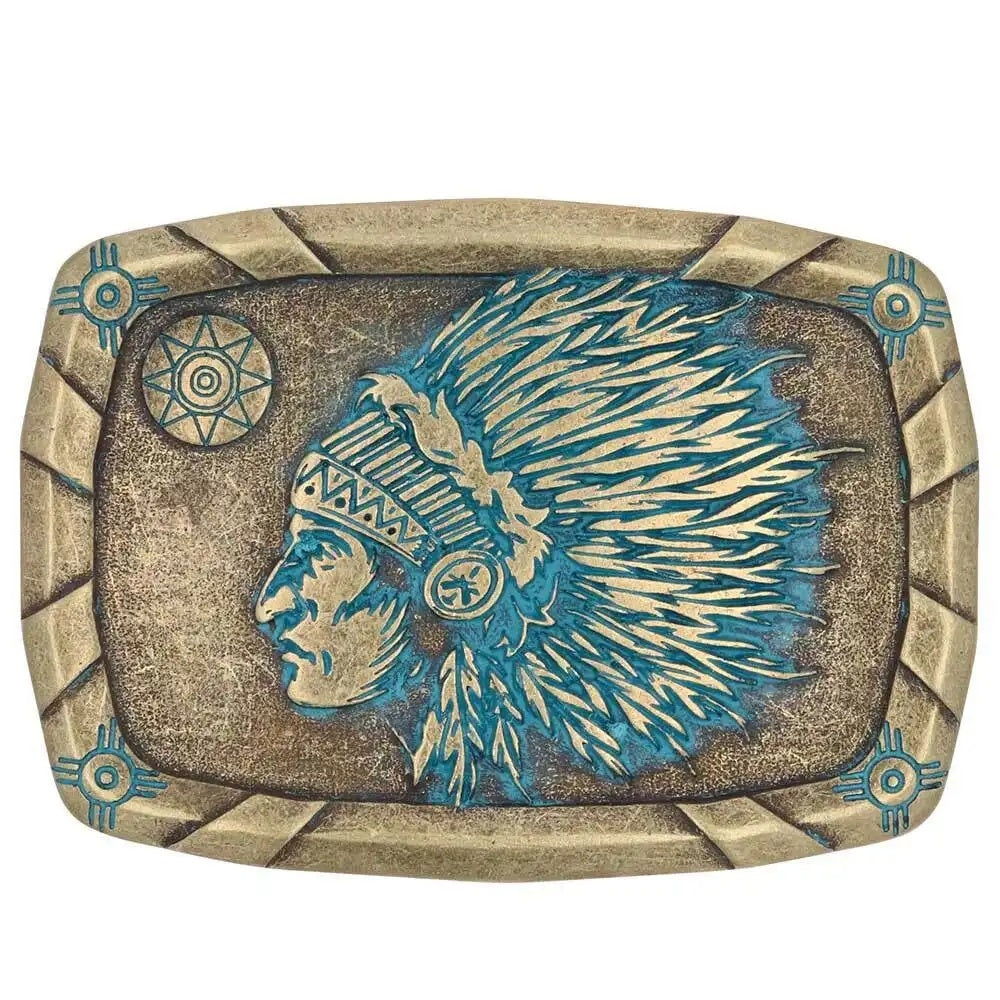 Montana Silversmiths Woven Traditions Heritage Attitude Buckle
