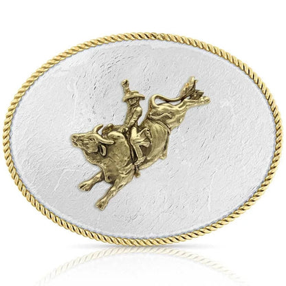Montana Silversmiths Rough Waters Bull Rider Class Belt Buckle