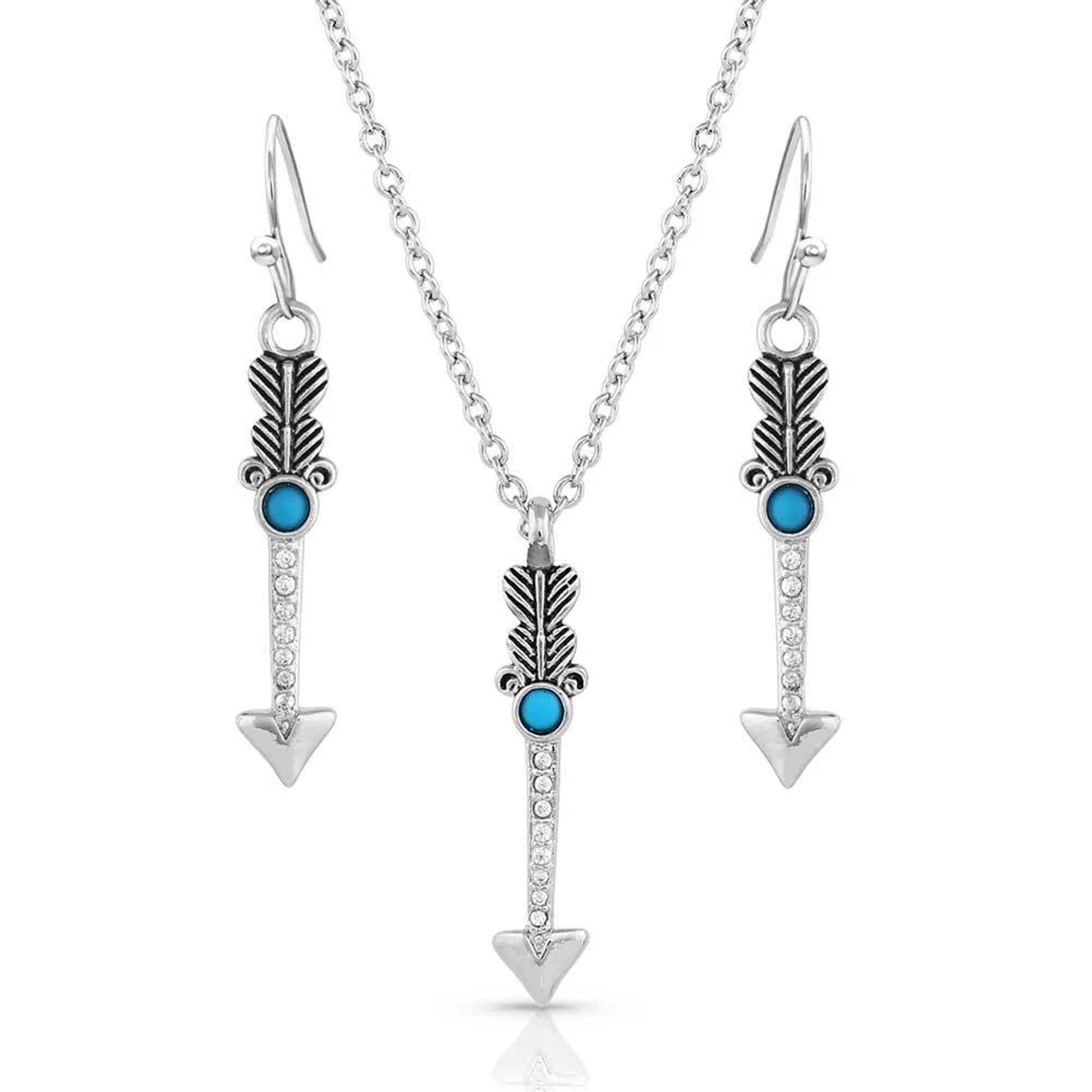 Montana Silversmiths Earth Wind and Ice Jewelry Set