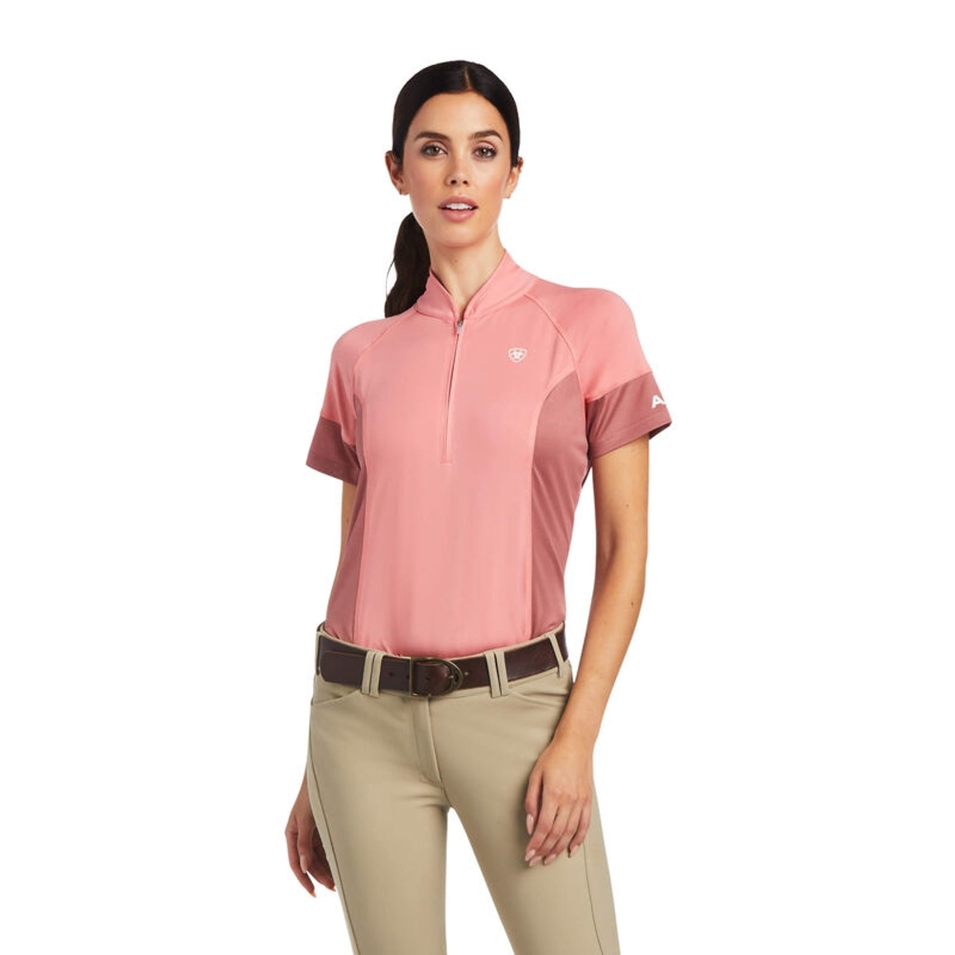 Ariat Ladies Cambria Jersey 1/4 Zip Baselayer Shirt