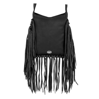 American West Fringed Cowgirl Messenger Crossbody Bag