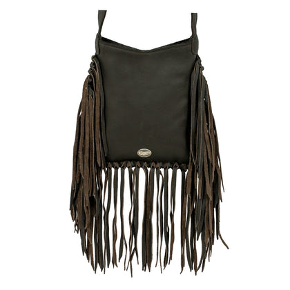 American West Fringed Cowgirl Messenger Crossbody Bag