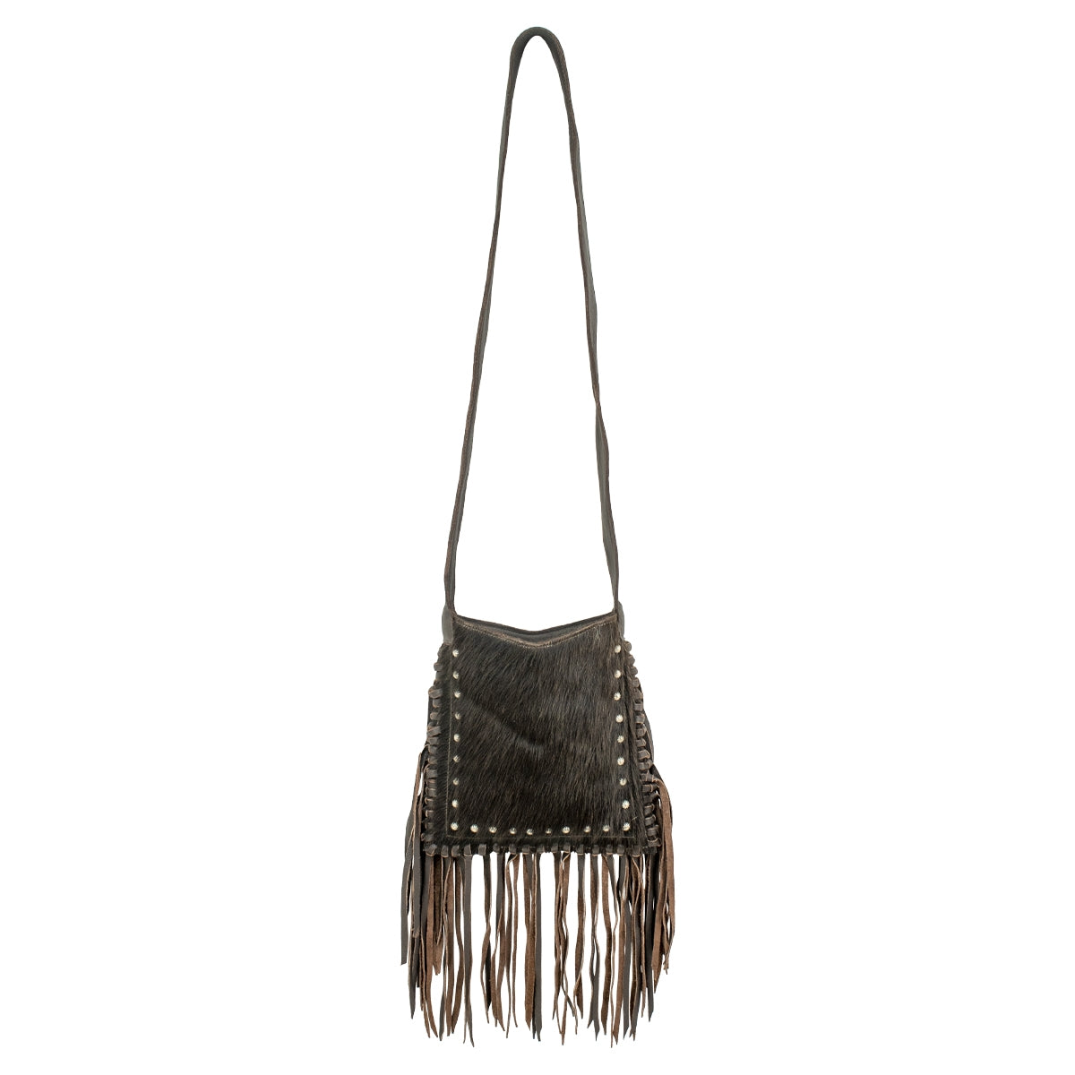 American West Fringed Cowgirl Messenger Crossbody Bag