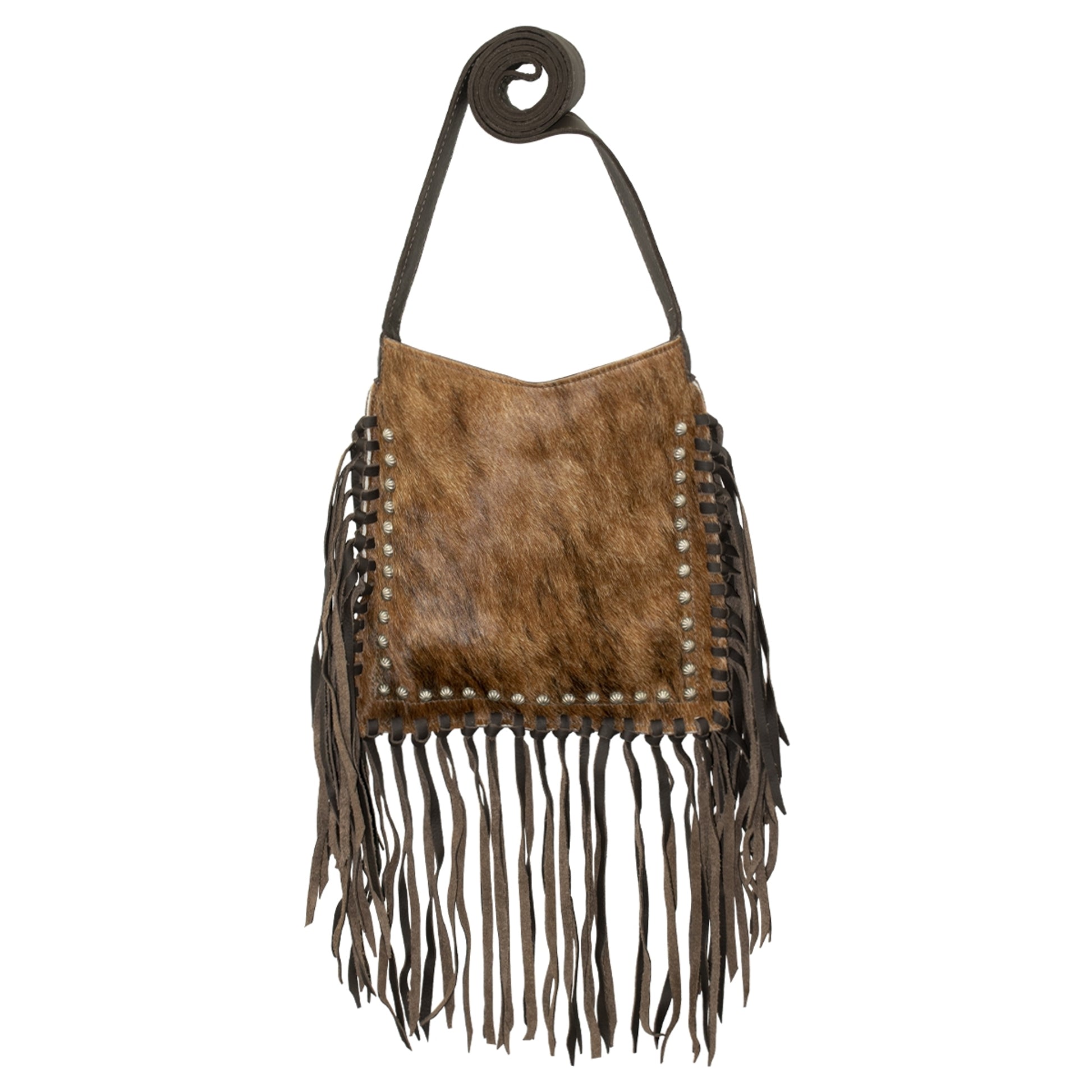 American West Fringed Cowgirl Messenger Crossbody Bag