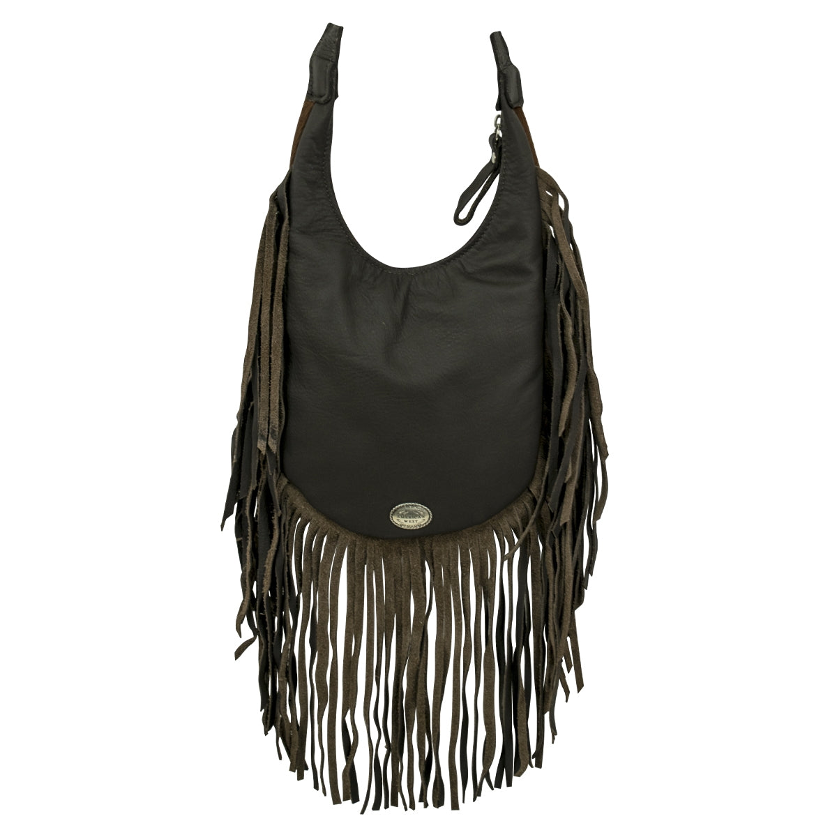 Amercian West Fringed Cowgirl Hobo Crossbody Bag