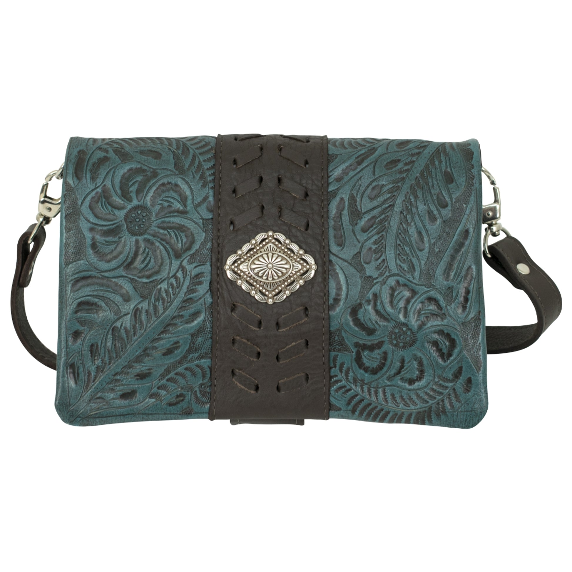American West Large Grab-And-Go Foldover Crossbody Bag