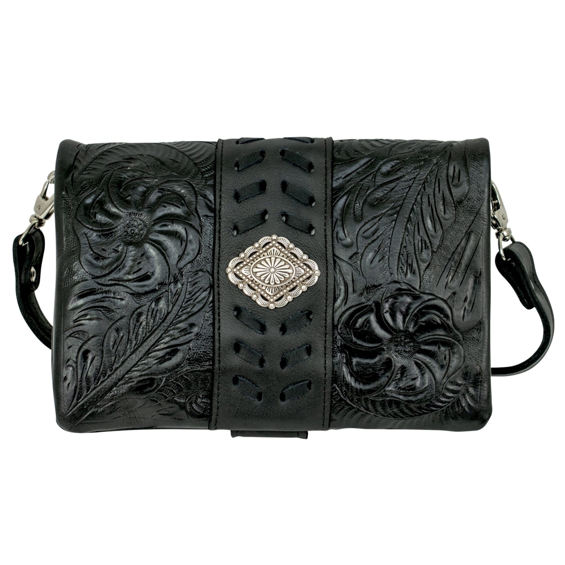 American West Large Grab-And-Go Foldover Crossbody Bag