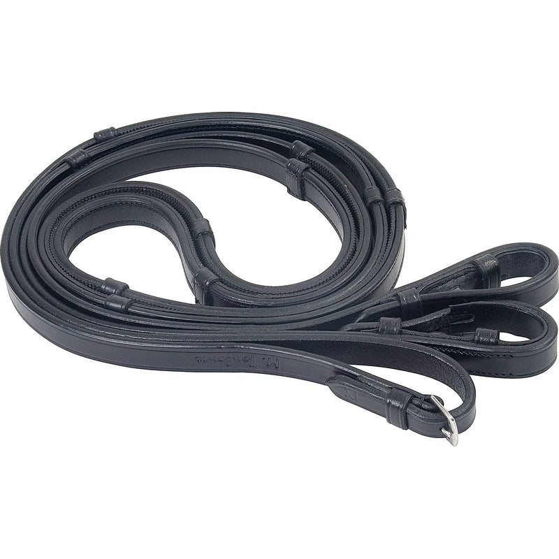 M. Toulouse Platinum Rubber Lined Leather Dressage