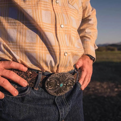 Montana Silversmiths Spirit of the Buffalo Nickel Attitude Buckle