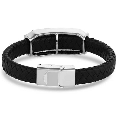 Montana Silversmiths Southwest Storm Cloud Leather Bracelet