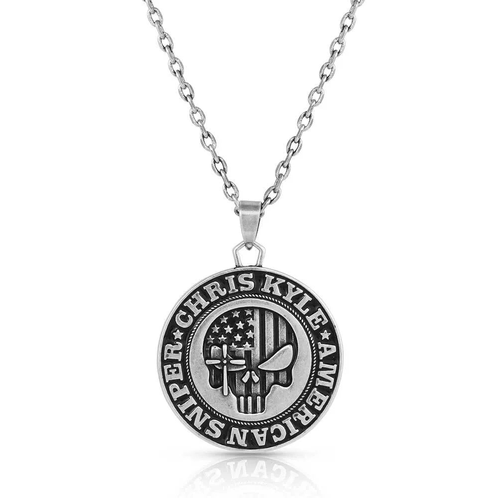 Montana Silversmiths Striker Pendant Chris Kyle Necklace