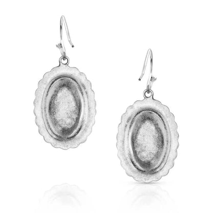Montana Silversmiths Turquoise Magic Stamped Pendant Earrings
