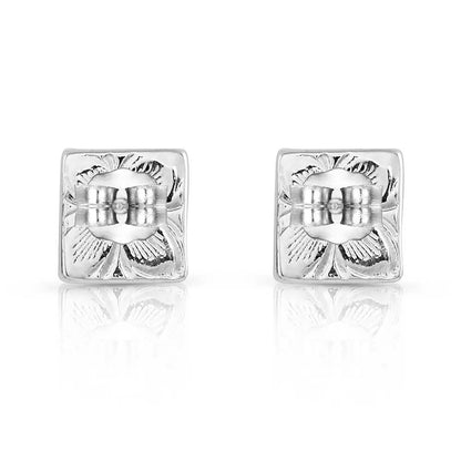 Montana Silversmiths American Legends Geometric Diamond Earrings
