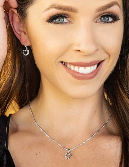 Montana Silversmiths Fiery Heart Of Ice Crystal Earrings