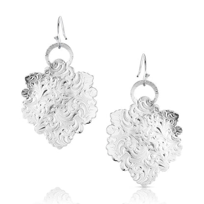 Montana Silversmiths Sheridan Fields Blue Turquoise Earrings