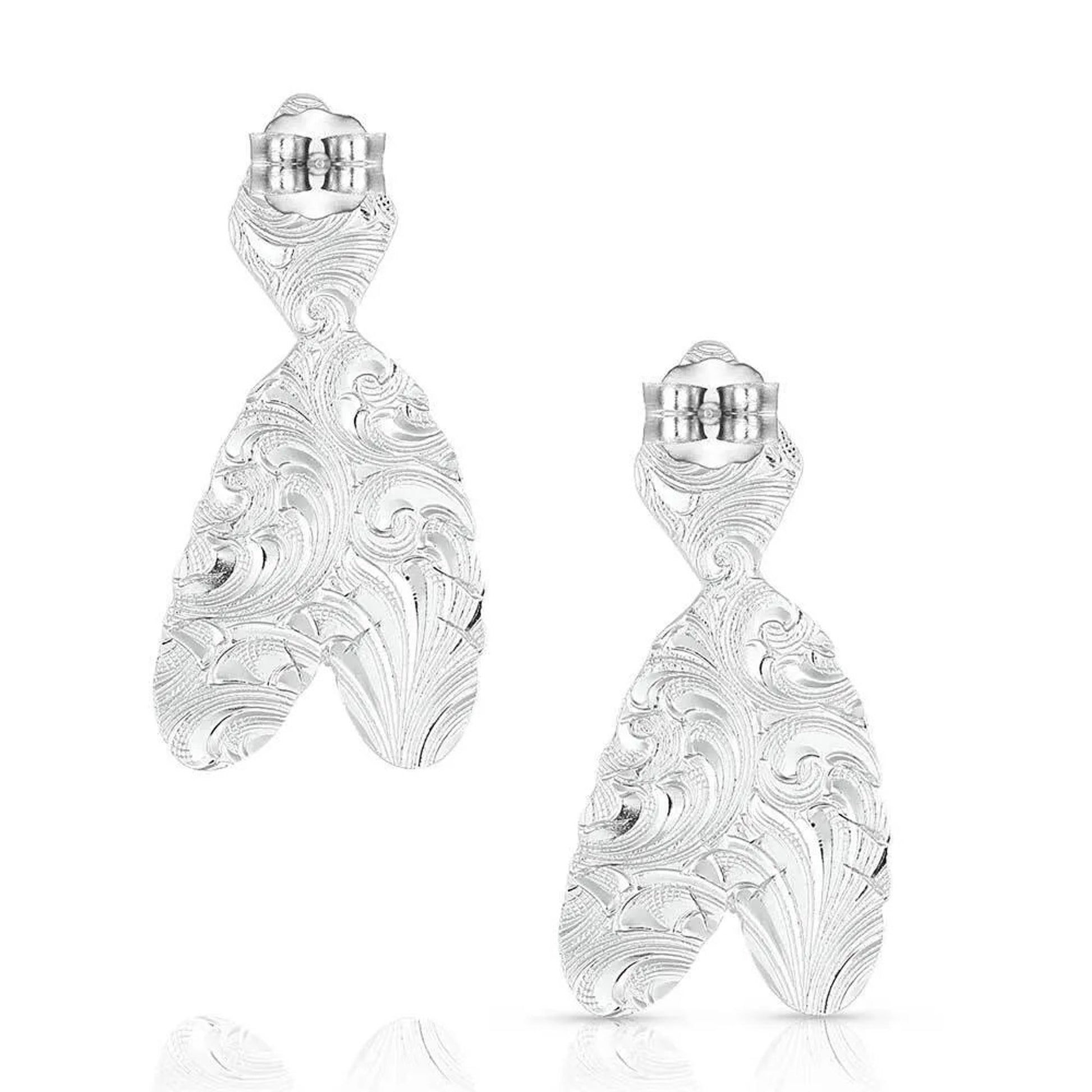 Montana Silversmiths Sweet Memories Feather Earrings