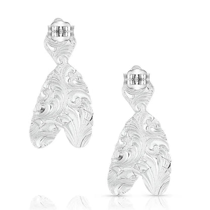 Montana Silversmiths Sweet Memories Feather Earrings