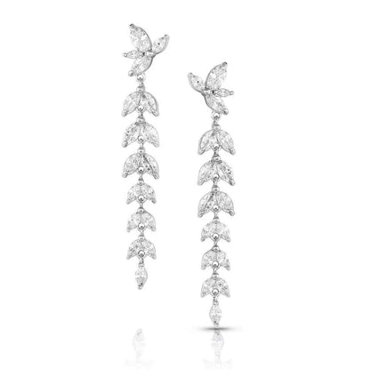 Montana Silversmiths Woodbine Falls Crystal Earrings
