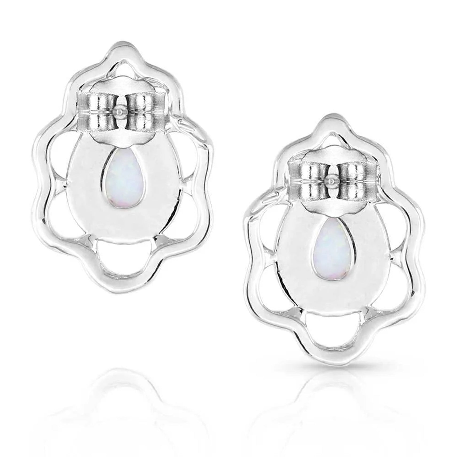 Montana Silversmiths Mystic Snowdrop Opal Post Earrings